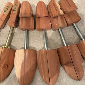 Cedar Shoe Trees - Set of 3 Wooden Shoe Stretchers size medium